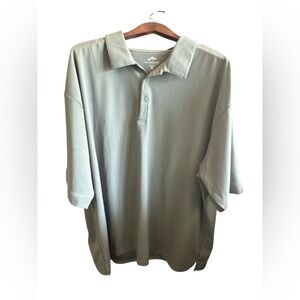 Tri-Mountain Performance Men's Size 3XL Polo Shirt - Sage Green Golf Casual Work